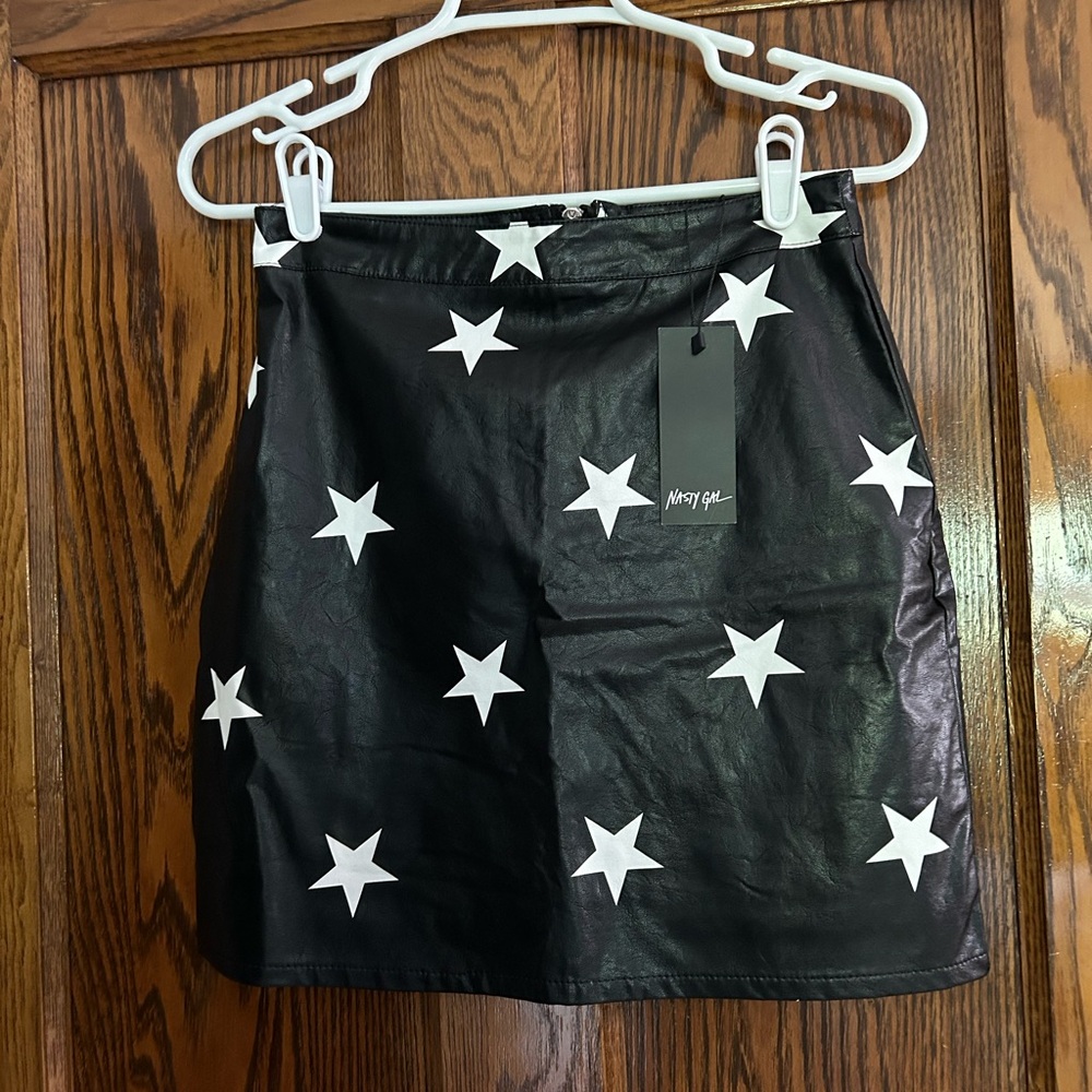 Nasty Gal faux leather Skirt